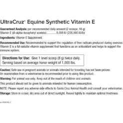 UltraCruz Synthetic Vitamin E Immune Support Powder Horse Supplement 7 UltraCruz Synthetic Vitamin E Immune Support Powder Horse Supplement -Weaver Leather || Finish Line || Cavalor Shop 211121 PT3. AC SS1800 V1701362856
