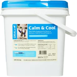 Oralx Calm & Cool Daily Calming Hay Flavor Pellets Horse Supplement, 12-lb Pail -Weaver Leather || Finish Line || Cavalor Shop 212020 PT1. AC SS1800 V1704320948
