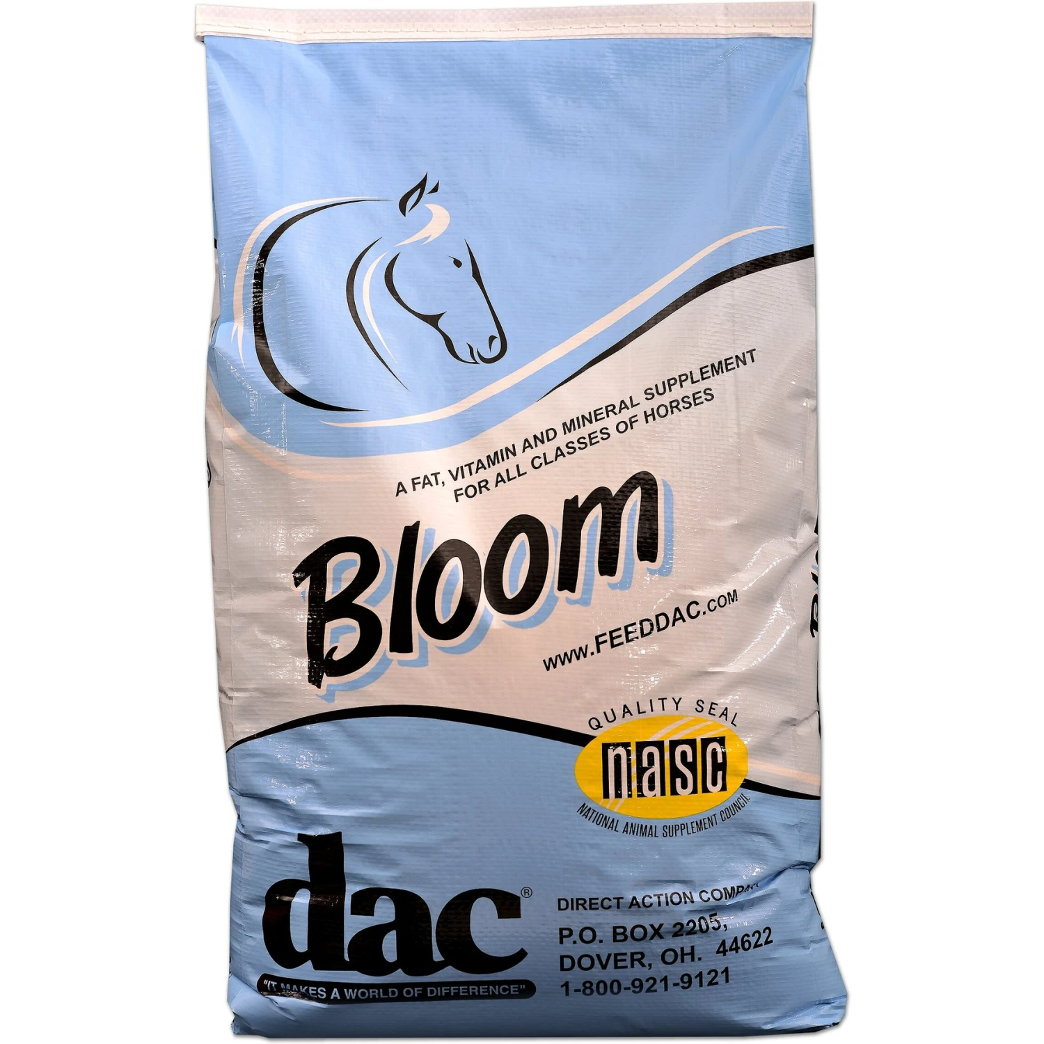 DAC Bloom Coat Care & Weight Gain Powder Horse Supplement 1 DAC Bloom Coat Care & Weight Gain Powder Horse Supplement