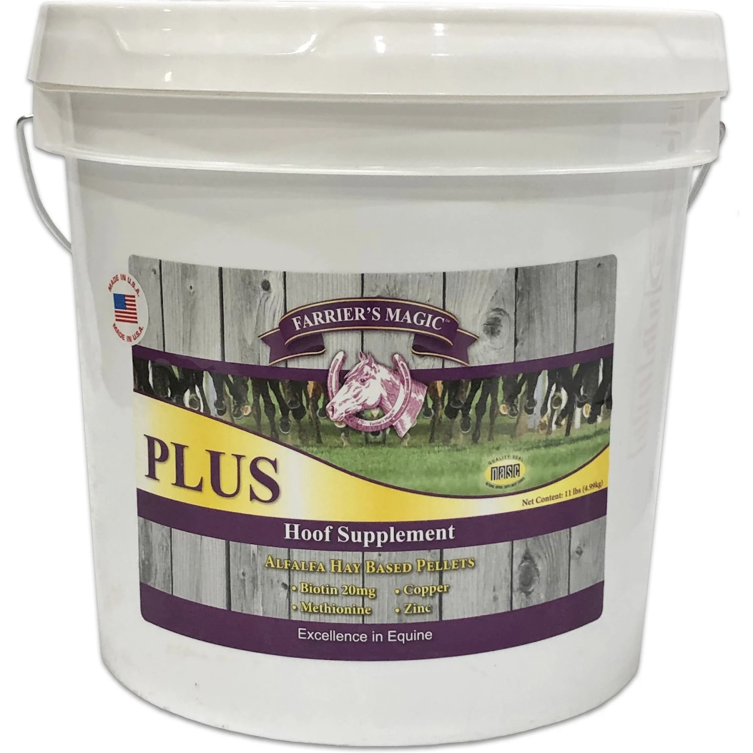 Farrier's Magic PLUS Hoof Health Hay Flavor Pellets Horse Supplement 1 Farrier's Magic PLUS Hoof Health Hay Flavor Pellets Horse Supplement