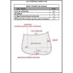 TuffRider Basic All Purpose Saddle Pad -Weaver Leather || Finish Line || Cavalor Shop 225559 PT1. AC SS1800 V1586179366