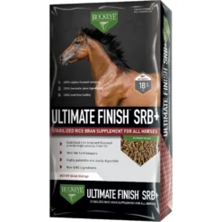 Buckeye Nutrition Ultimate Finish SRB+ Stabilized Rice Bran Pellets Horse Supplement