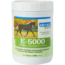 Uckele E-5000 Powder Horse Supplement, 2-lb Jar