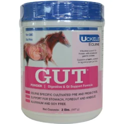 Uckele Gut Digestive & GI Support Formula Powder Horse Supplement, 2-lb Jar