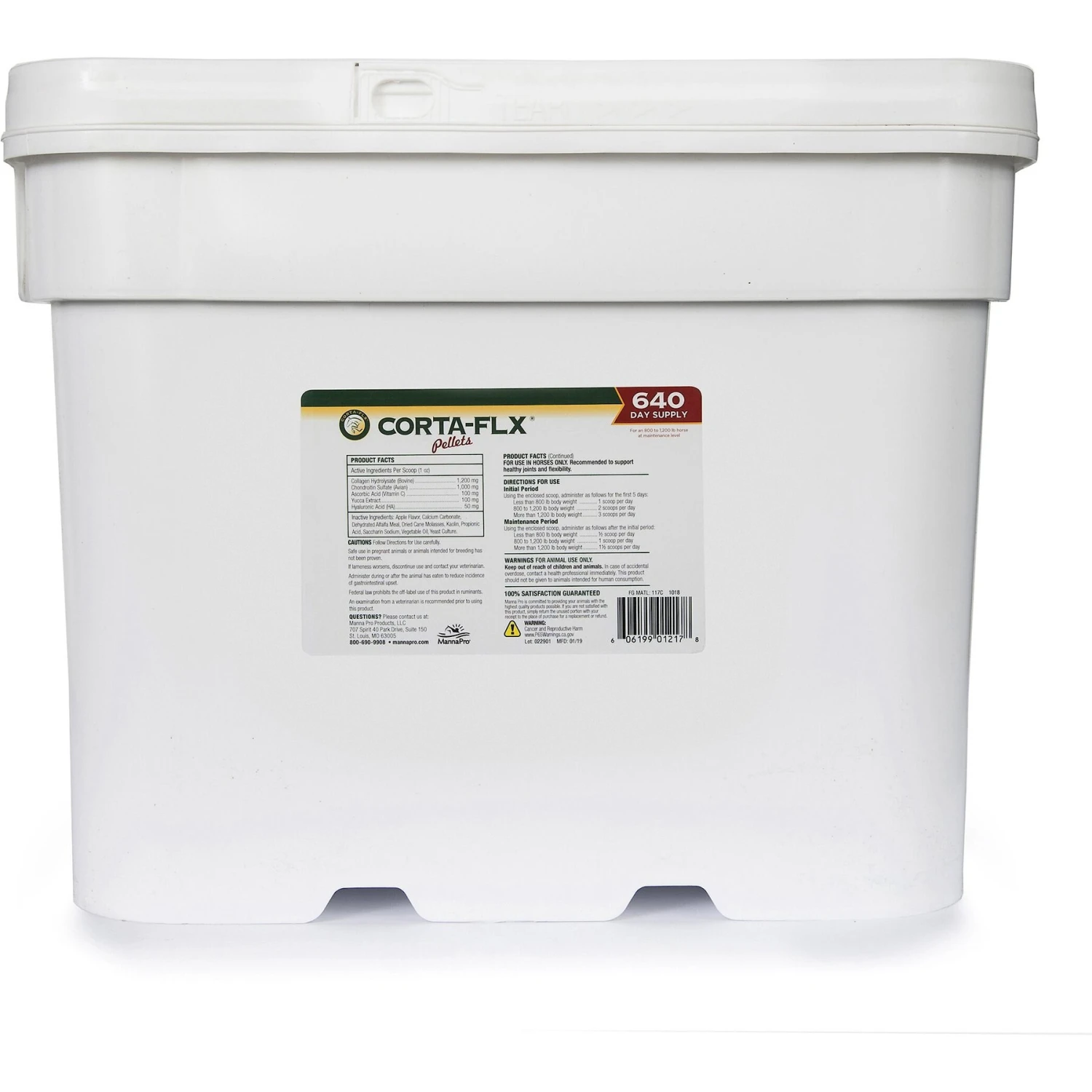 Corta-Flx Pellets Joint & Connective Tissue Support Horse Supplement, 40-lb Bucket 2 Corta-Flx Pellets Joint & Connective Tissue Support Horse Supplement, 40-lb Bucket - Image 2