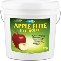 Farnam Apple Elite Electrolyte Granules Apple Flavor Horse Supplement, 20-lb Tub