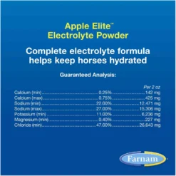 Farnam Apple Elite Electrolyte Granules Apple Flavor Horse Supplement, 20-lb Tub 13 Farnam Apple Elite Electrolyte Granules Apple Flavor Horse Supplement, 20-lb Tub -Weaver Leather || Finish Line || Cavalor Shop 235239 PT4. AC SS1800 V1692210481