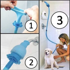 Rinseroo Bathe Anywhere Pet Rinser Hose Attachment, 6-ft, Blue -Weaver Leather || Finish Line || Cavalor Shop 236016 PT4. AC SS1800 V1590006107