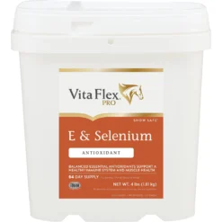 Vita Flex Pro E & Selenium Vitamin E Powder Horse Supplement, 4-lb Bucket