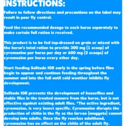 Solitude IGR Horse Fly Preventive -Weaver Leather || Finish Line || Cavalor Shop 237904 PT3. AC SS1800 V1678908348
