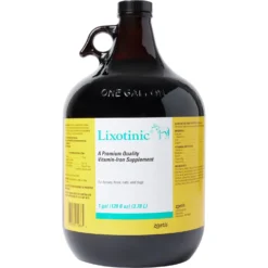 LIXOTINIC Liquid Vitamin-Iron Liquid Horse Supplement, 1-gal Bottle
