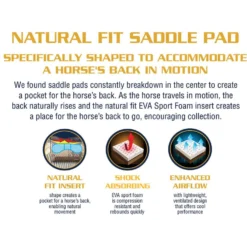 Weaver Leather Synergy Natural Fit Horse Saddle Pad -Weaver Leather || Finish Line || Cavalor Shop 240121 PT7. AC SS1800 V1681927570