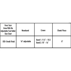 Paris Tack Double Layered Leather Adjustable Horse Foal Halter & Extra Crown -Weaver Leather || Finish Line || Cavalor Shop 242239 PT2. AC SS1800 V1598546779