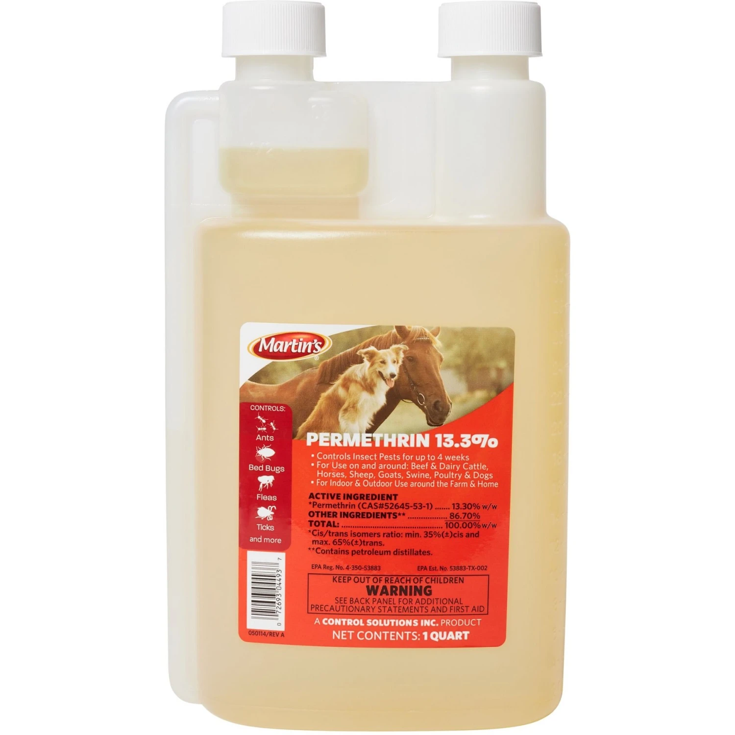 Martin's Permethrin 13.3% Multi-Purpose Horse Insecticide, 32-oz Bottle 1 Martin's Permethrin 13.3% Multi-Purpose Horse Insecticide, 32-oz Bottle