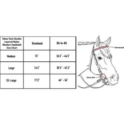 Tahoe Tack Plain Double Layer Nylon Horse Headstall & Reins 7 Tahoe Tack Plain Double Layer Nylon Horse Headstall & Reins -Weaver Leather || Finish Line || Cavalor Shop 245008 PT3. AC SS1800 V1598562678