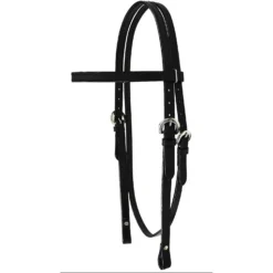 Tahoe Tack Double Stitched Leather Western Horse Browband Headstall