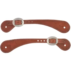 Weaver Leather Men's Shaped Harness Leather Spur Straps