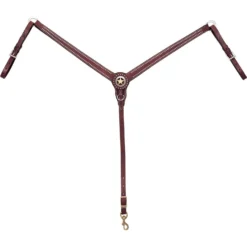 Weaver Leather Texas Star Tapered Ring-in-Center Horse Breast Collar