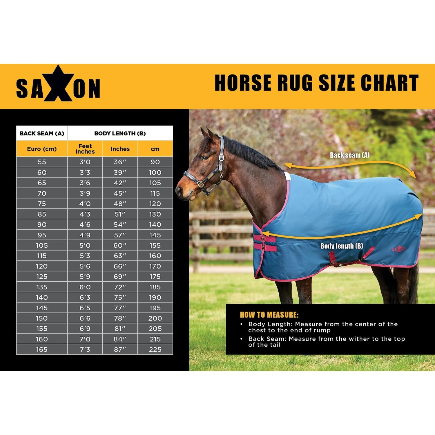 Saxon 210D With Gusset Standard Neck Lite II Horse Blanket 2 Saxon 210D With Gusset Standard Neck Lite II Horse Blanket - Image 2