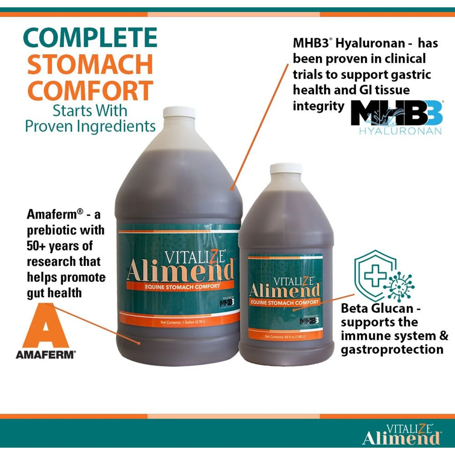 Vitalize Alimend 24/7 Equine Stomach Comfort Liquid Horse Supplement 3 Vitalize Alimend 24/7 Equine Stomach Comfort Liquid Horse Supplement - Image 3