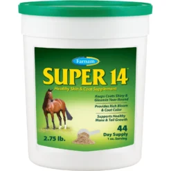 Farnam Super 14 Healthy Skin & Coat Granules Horse Supplement