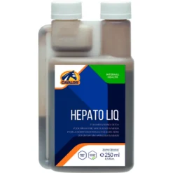 Cavalor Hepatoliq Liver & Kidney Support Liquid Horse Supplement, 250-mL Bottle