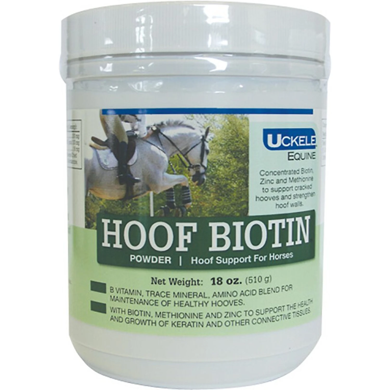 Uckele Hoof Biotin Powder Horse Supplement, 18-oz Jar 1 Uckele Hoof Biotin Powder Horse Supplement, 18-oz Jar