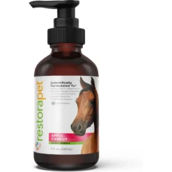 RestoraPet Equine Formula Apple-Carrot Flavor Horse Supplement, 8-oz Bottle