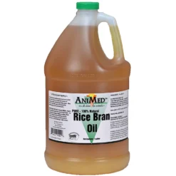 AniMed Rice Bran Oil Horse Supplement, 1-gal Bottle