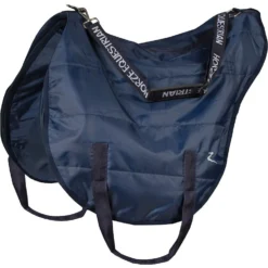 Horze Equestrian Horse Saddle Bag, Very Dark Blue