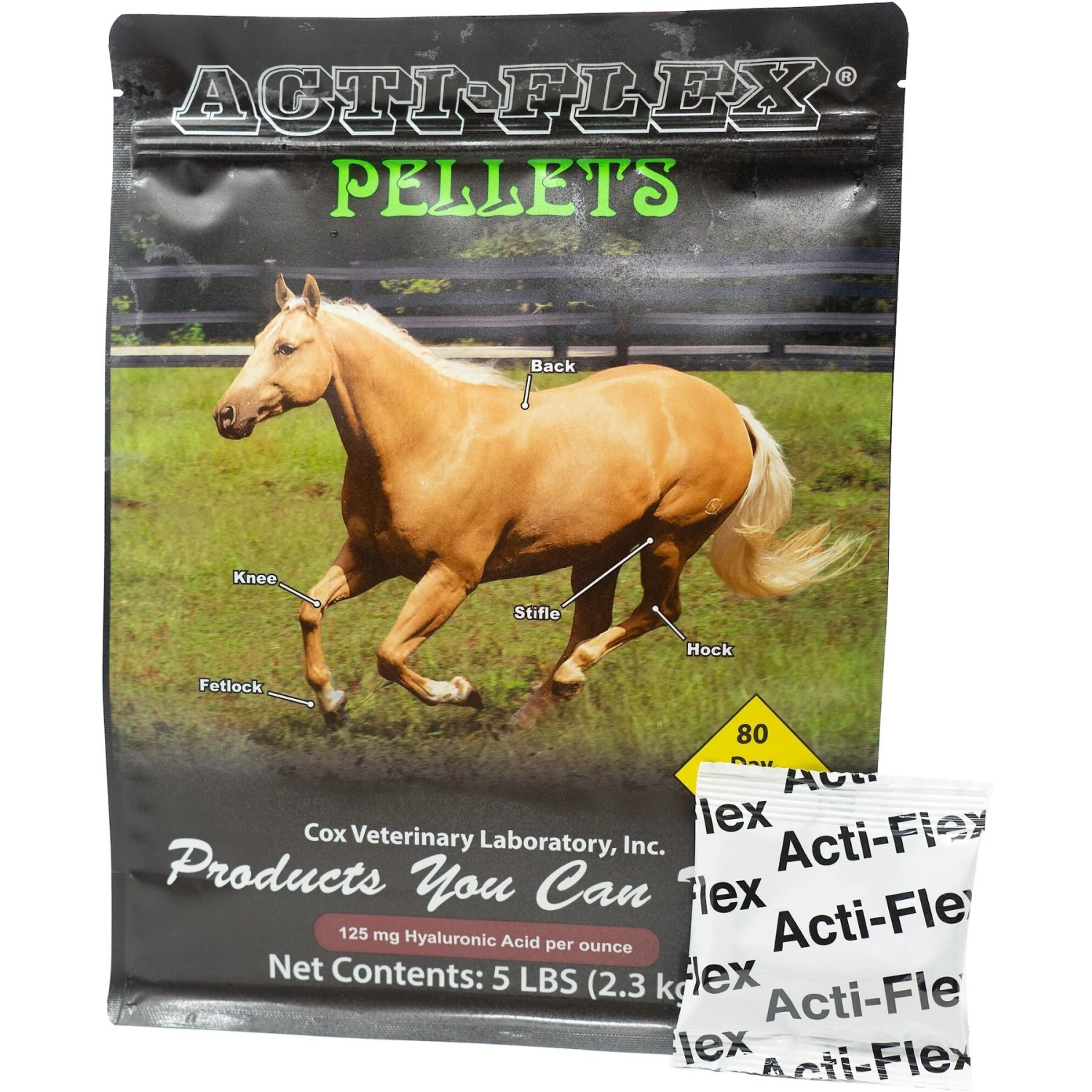 Cox Vet Lab Acti-Flex Eze Go Pellets Horse Supplement, 5-lb Bag 1 Cox Vet Lab Acti-Flex Eze Go Pellets Horse Supplement, 5-lb Bag