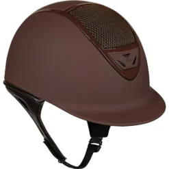 IRH XLT Matte Brown Finish & Gloss Brown Frame Riding Helmet