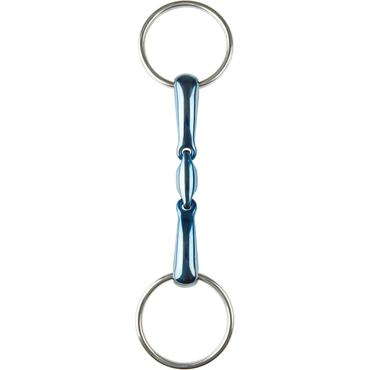 JP Korsteel Blue Steel Oval Link Loose Ring Horse Snaffle Bit 1 JP Korsteel Blue Steel Oval Link Loose Ring Horse Snaffle Bit
