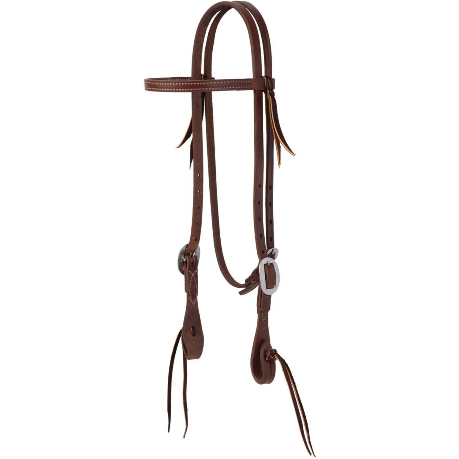 Weaver Leather ProTack Oiled Pineapple Knot Horse Browband Headstall 1 Weaver Leather ProTack Oiled Pineapple Knot Horse Browband Headstall