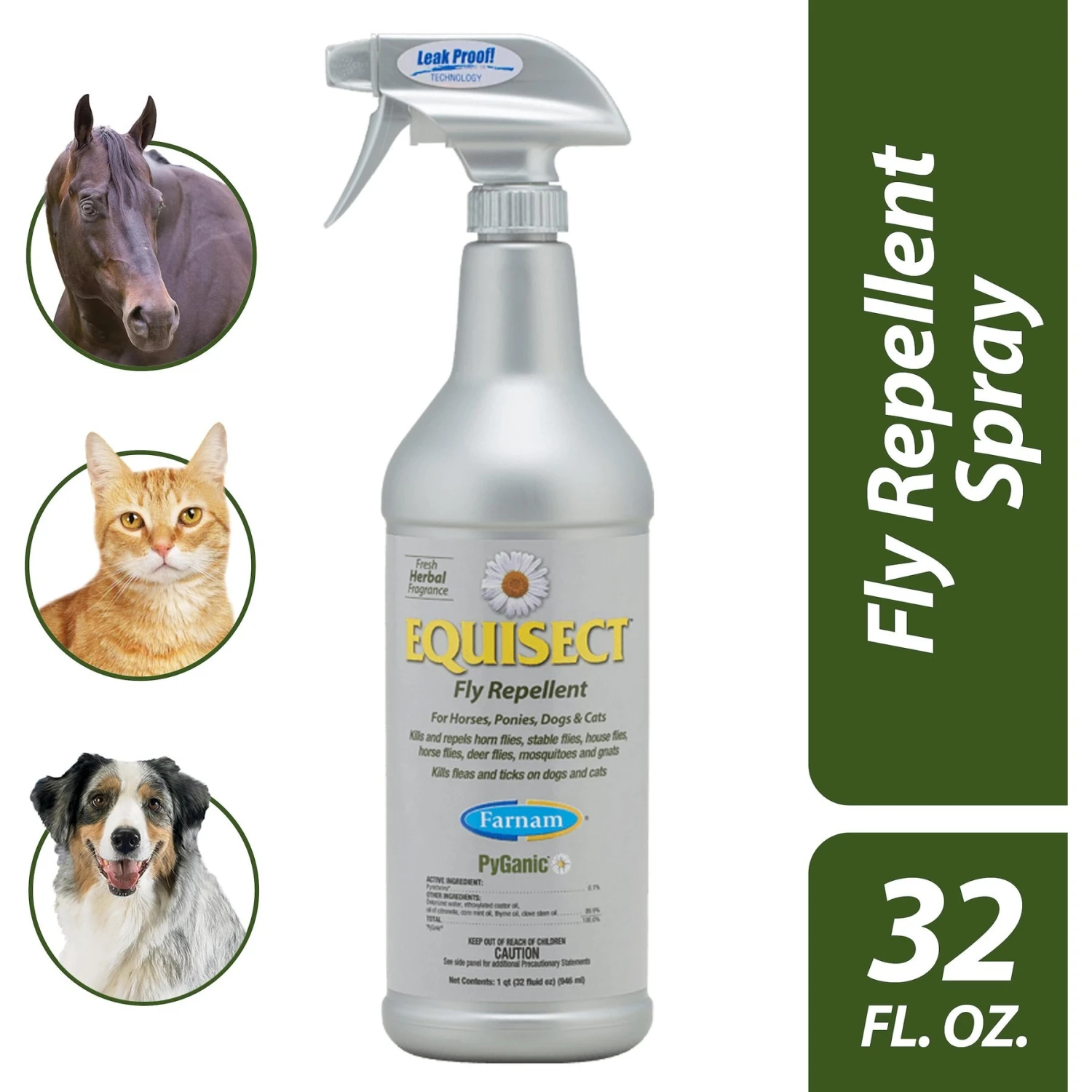 Farnam Equisect Dog & Horse Fly Repellent, 32-oz Bottle 4 Farnam Equisect Dog & Horse Fly Repellent, 32-oz Bottle - Image 4