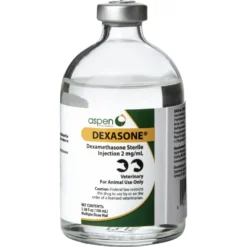 Dexasone (Dexamethasone) Injectable Solution For Horses & Livestock, 2-mg/mL