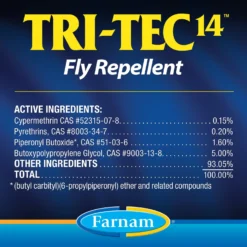 Farnam Tri-Tec 14 Fly Repellent For Horses -Weaver Leather || Finish Line || Cavalor Shop 295845 PT8. AC SS1800 V1620944311