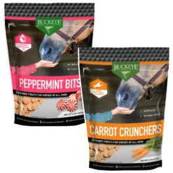 Buckeye Nutrition All-Natural Peppermint Horse Treats & Buckeye Nutrition All-Natural Carrot Horse Treats