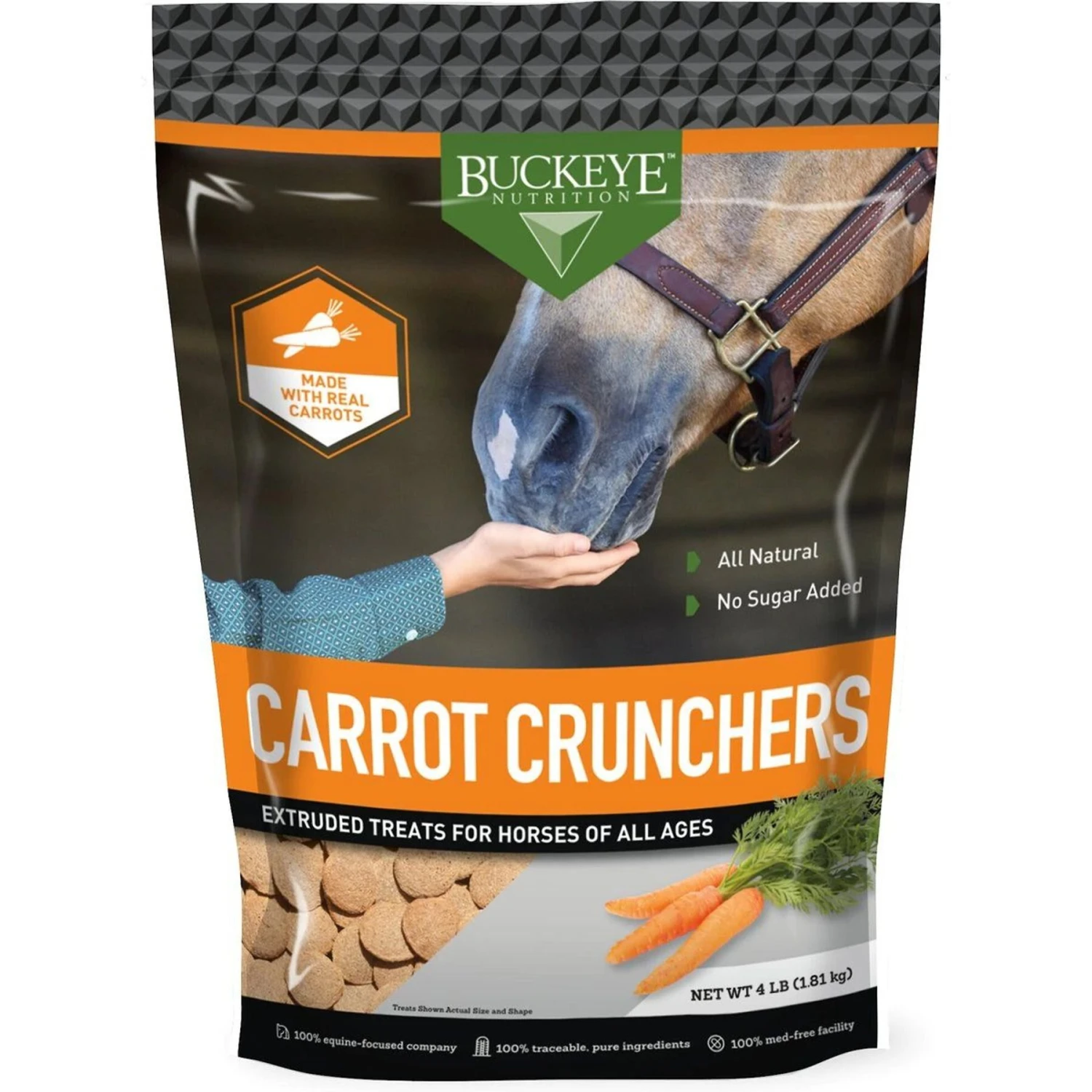 Buckeye Nutrition All-Natural Peppermint Horse Treats & Buckeye Nutrition All-Natural Carrot Horse Treats 6 Buckeye Nutrition All-Natural Peppermint Horse Treats & Buckeye Nutrition All-Natural Carrot Horse Treats - Image 6
