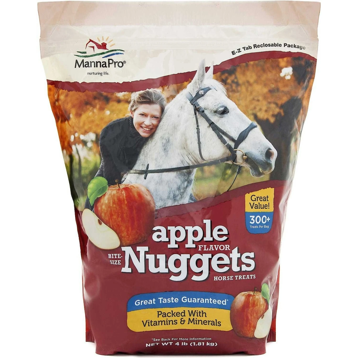 Manna Pro Bite-Size Nuggets Apple Flavored Horse Training Treats & Manna Pro Bite-Size Nuggets Peppermint Flavored Horse Training Treats 2 Manna Pro Bite-Size Nuggets Apple Flavored Horse Training Treats & Manna Pro Bite-Size Nuggets Peppermint Flavored Horse Training Treats - Image 2