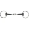 Horze Equestrian Rubber Oval Link Eggbutt Snaffle Horse Bit
