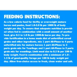 Kentucky Equine Research All-Phase Low-Starch Ration Balancer Pellet Horse Supplement, 44-lb Bag -Weaver Leather || Finish Line || Cavalor Shop 307661 PT3. AC SS1800 V1679329496