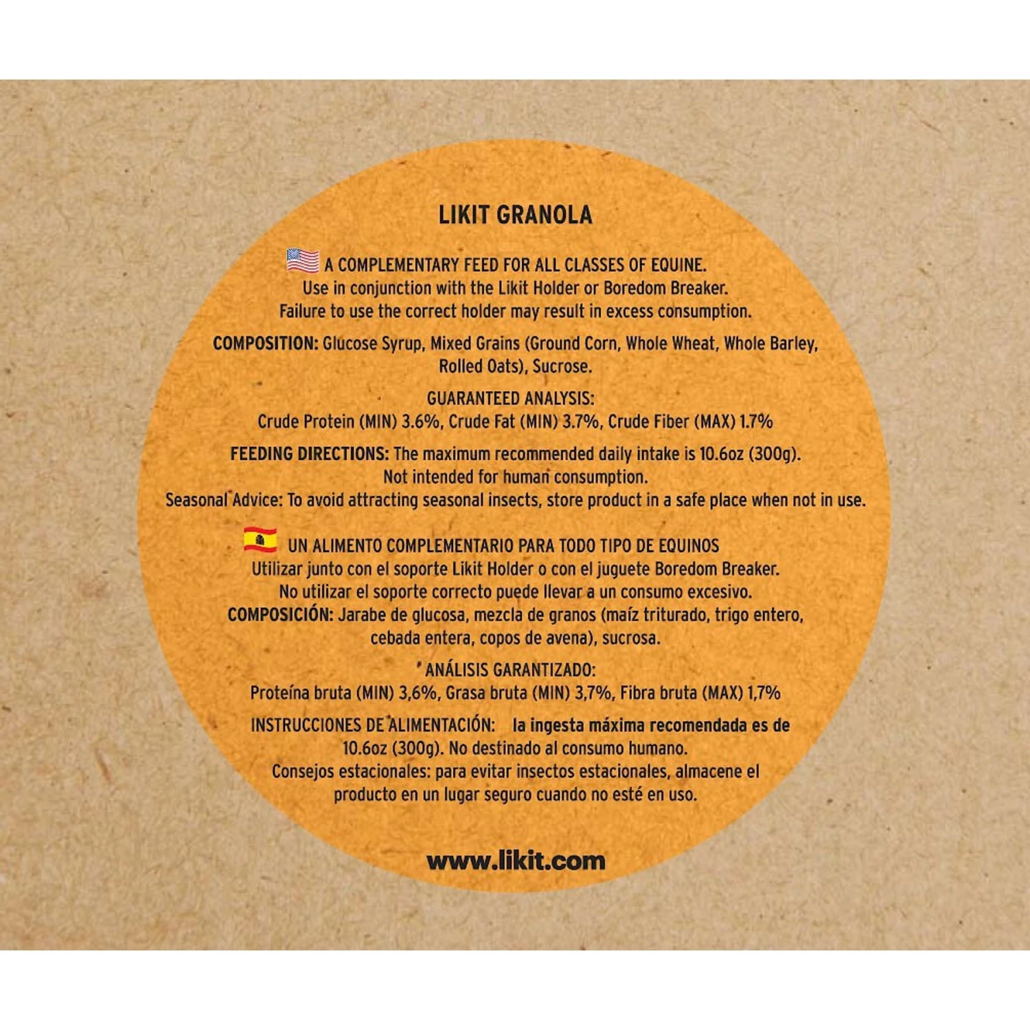 Likit Granola Original Horse Treat, 1.21-lb Bag 4 Likit Granola Original Horse Treat, 1.21-lb Bag - Image 4