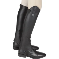 Huntley Equestrian Custom Fit Premium Leather Half Chaps