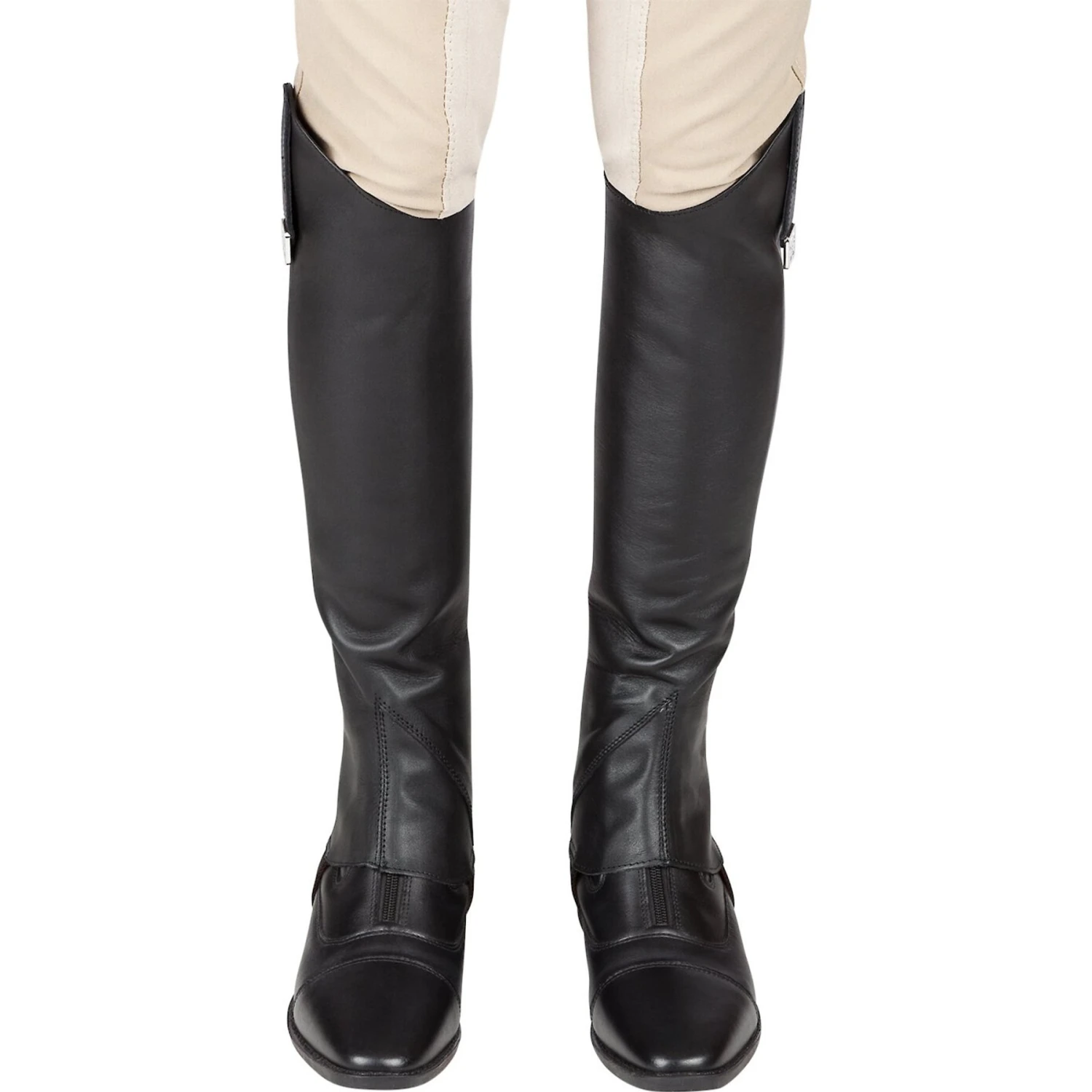 Huntley Equestrian Custom Fit Premium Leather Half Chaps 2 Huntley Equestrian Custom Fit Premium Leather Half Chaps - Image 2