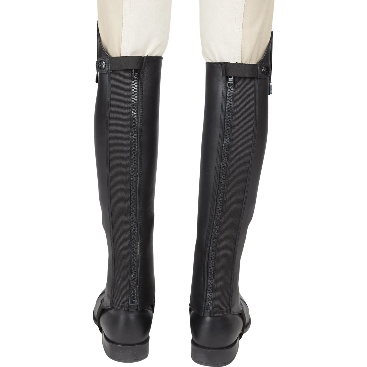 Huntley Equestrian Custom Fit Premium Leather Half Chaps 3 Huntley Equestrian Custom Fit Premium Leather Half Chaps - Image 3