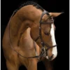 Horseware Ireland Rambo Micklem Competition Bridle & Reins, Dark Havana, Standard Horse