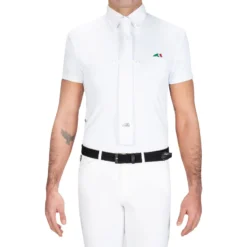 Equiline Fox Technical Fabric Men's Short Sleeve Show Shirt