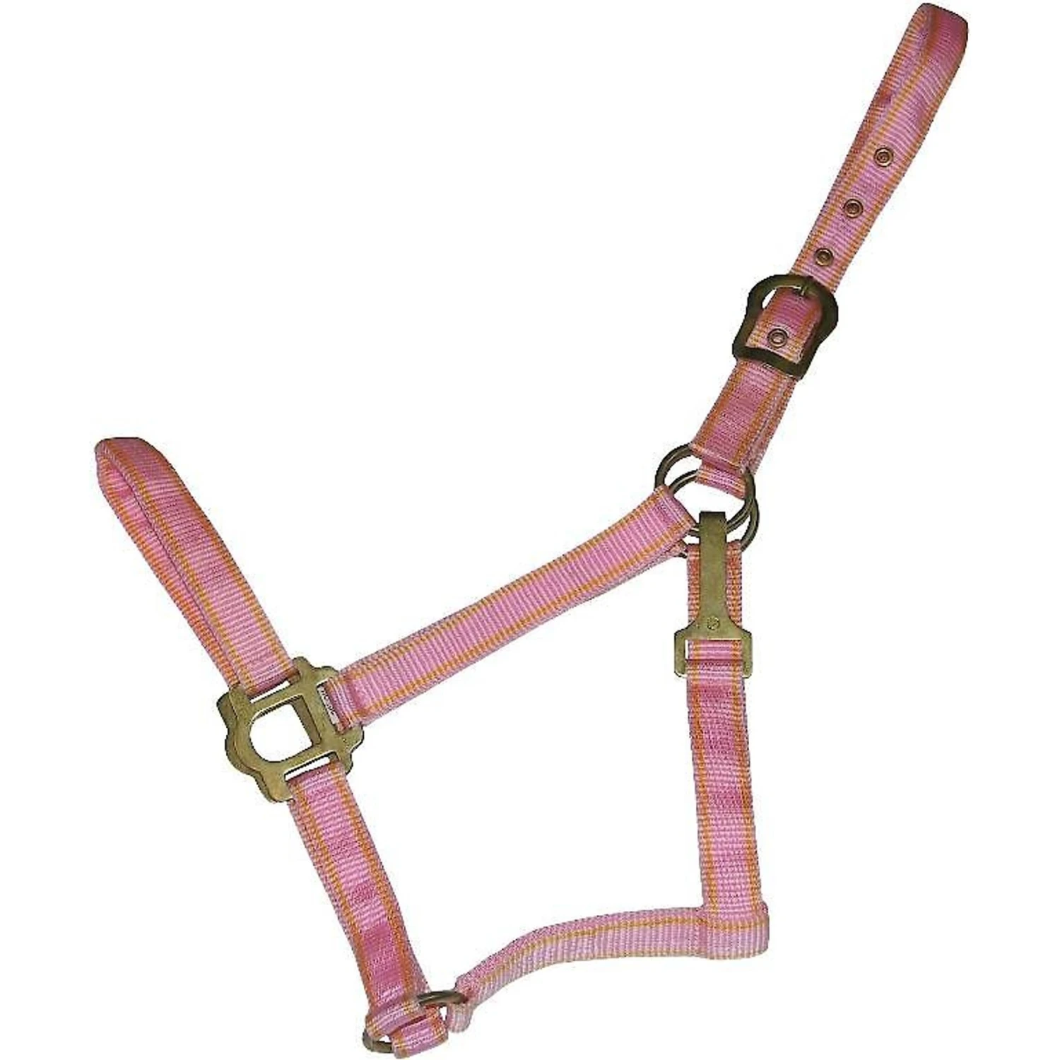 Gatsby Classic 2-Tone Nylon Horse Halter & Snap 1 Gatsby Classic 2-Tone Nylon Horse Halter & Snap