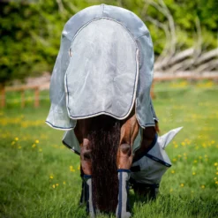 Rambo Protector Horse Fly Sheet, Silver/Navy -Weaver Leather || Finish Line || Cavalor Shop 367703 PT2. AC SS1800 V1645744920